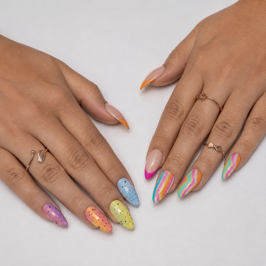 Candy Mirage | Gloss Almond Press-On Nails